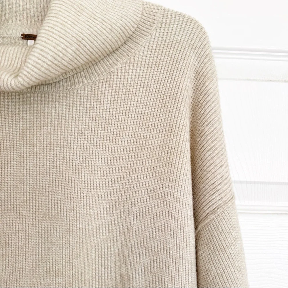 Free people softly structured sweater - beige M - Picture 2 of 6